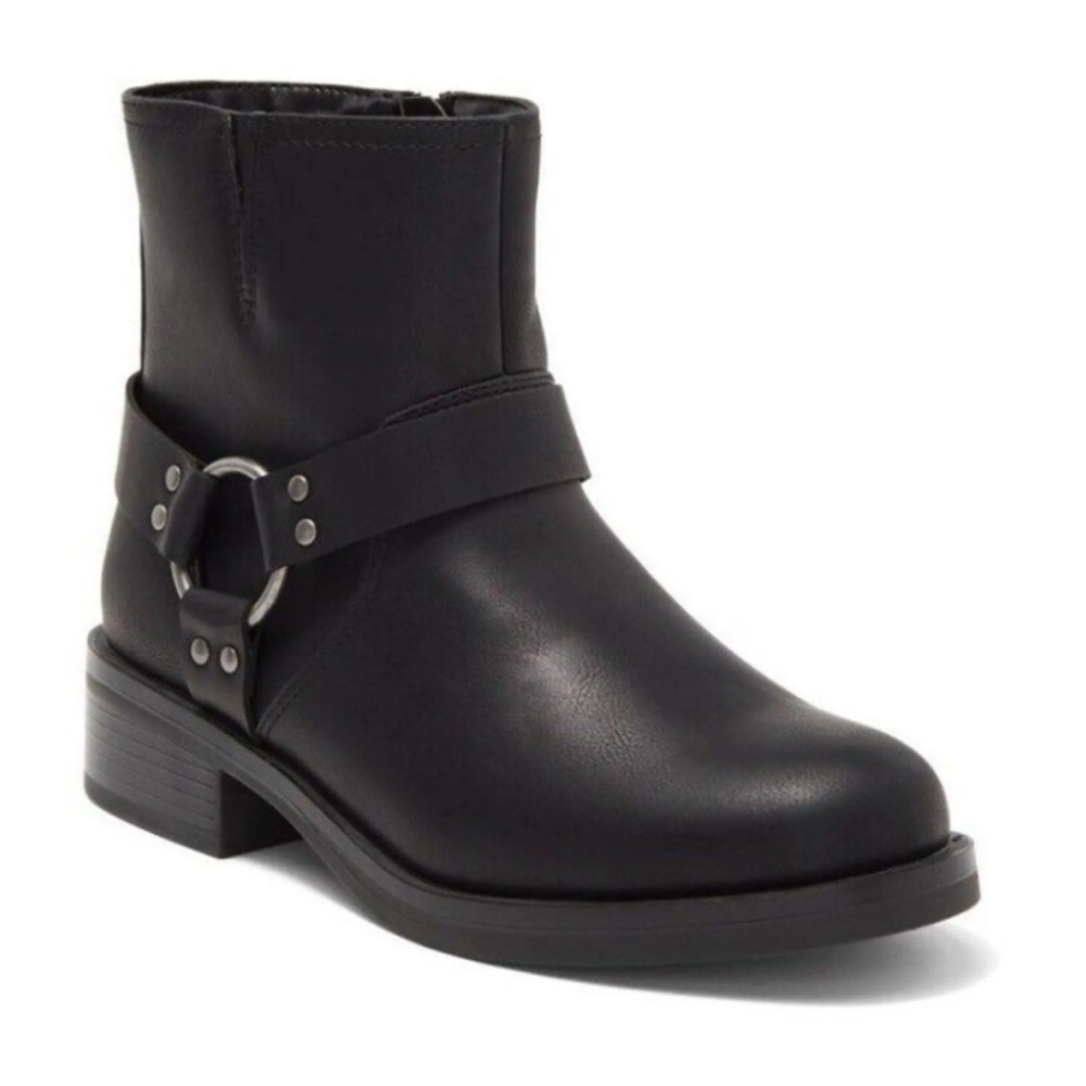 STEVE MADDEN Jengine Harness Moto Boots Girl sz 1
